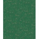 Khroma|Egyptian faces Wallpaper in green and golden metallic tones|Wallpaper