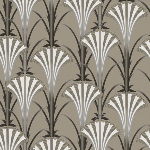 Papeldecor|Papier peint floral plantes sauvages vert turquoise|Papier Peint