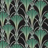 Papeldecor|Papel pintado plateado metalizado estilo Art Déco|Papel Pintado