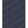 Papeldecor|Modern design wallpaper with arched blue and metallic bronze motifs|Wallpaper