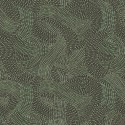 Papeldecor|Grüne Tapete mit eleganten eklektischen Bögen und glänzenden Details|Tapeten