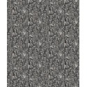 Papeldecor|Tapete mit Blumen und Kreisen mit grauen und schwarzen Metallelementen|Tapeten