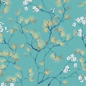 Khroma|Green grained wood-effect Wallpaper|Wallpaper