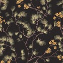 Khroma|Japanese cherry blossom Wallpaper in black and green|Wallpaper