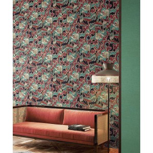 Marburg|Papier Peint géométrique vert motif treillis|Papier Peint 2