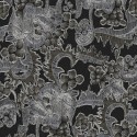 Khroma|Black abstract Japanese garden Wallpaper|Wallpaper