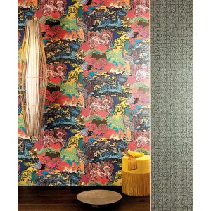 Eijffinger|Timeless stucco wallpaper with sand waves in dark brown|Wallpaper 2