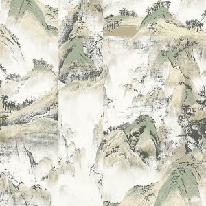 Eijffinger|Papier peint floral scandinave vert|Papier Peint