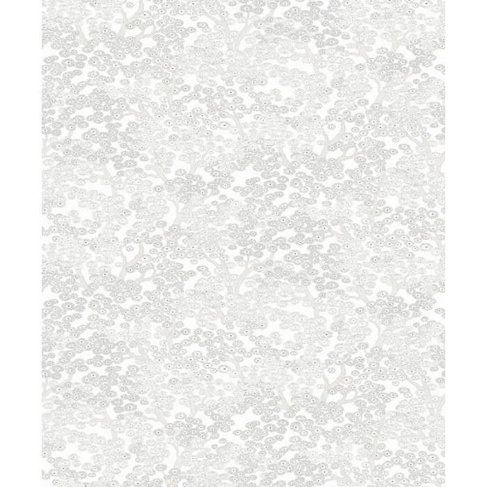 Papel Pintado árbol japonés con flores plateadas - Khroma Kimono KIM803