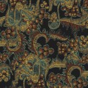 Papeldecor|Wallpaper Japanese garden green with black background|Wallpaper