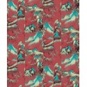 Papeldecor|Japanische Landschaft Tapete mit bergigen orientalischen Panelen|Tapeten