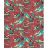 Papeldecor|Japanische Landschaft Tapete mit bergigen orientalischen Panelen|Tapeten