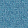 Papeldecor|Papier peint abstrait effet textile patchwork bleu|Papier Peint