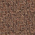 Papeldecor|Papier peint à effet textile avec des formes abstraites dans des tons marron|Papier Peint