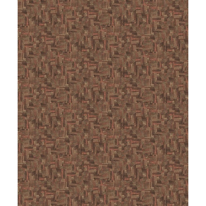 Papeldecor|Papier peint à effet textile avec des formes abstraites dans des tons marron|Papier Peint
