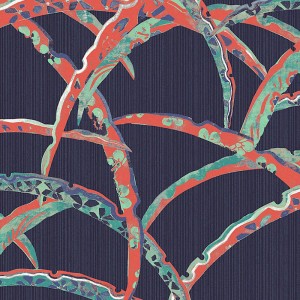 Eijffinger|Papier peint moderne losanges effet craie marron cuivre|Papier Peint