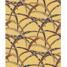 Papeldecor|Oriental style Japanese yellow background wallpaper|Wallpaper