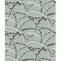 Papeldecor|Modern Japanese wallpaper inspired by hot chili pepper pods, green background|Wallpaper