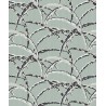 Papeldecor|Modern Japanese wallpaper inspired by hot chili pepper pods, green background|Wallpaper