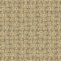 Papeldecor|Oriental style wallpaper with a yellow ocher labyrinth glitter details|Wallpaper