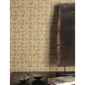 Papeldecor|Tapete blaues Damast gewaschen|Tapeten 2