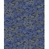 Papel pintado flores pequeñas estilo oriental fondo azul -  222-2046