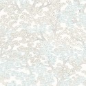 Papeldecor|Wallpaper Japanese tree flowers oriental white and green|Wallpaper