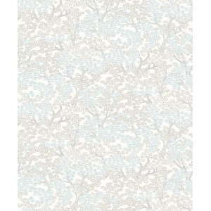 Casamance|Papier peint motif entrelacé cuivre doré métallisé|Haut Gamme 2