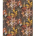 Khroma|Papier peint palmiers tropicaux luxuriants fond brun|Papier Peint