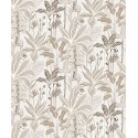 Khroma|Papel Pintado palmeras tropicales beige|Papel Pintado
