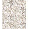 Khroma|Tropische Palmen-Tapete Beige|Tapeten