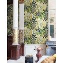 Khroma|Tropical palm tree Wallpaper on yellow background|Wallpaper