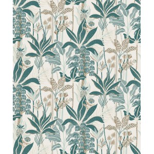 As Creation|Papier Peint palmiers style tropical vert et rose|Papier Peint 2