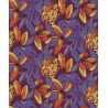 Khroma|Tropische Früchte-Tapete Violett und Gold metallisch|Tapeten