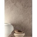 Khroma|Beige and silver tropical leaves Wallpaper with subtle shine|Wallpaper