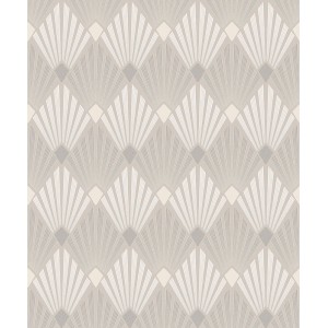 Papeldecor|Abstrakte Tapete geometrisch Beige und Grau|Tapeten 2