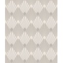 Khroma|Papier peint design Art déco beige champagne métallisé|Papier Peint