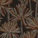 Khroma|Caribbean palm tree Wallpaper in golden on black background|Wallpaper