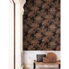Khroma|Caribbean palm tree Wallpaper in golden on black background|Wallpaper