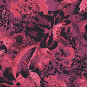 Papeldecor|Wallpaper original beige and white flowers with artistic touch|Wallpaper