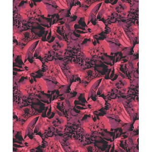 Papeldecor|Wallpaper original beige and white flowers with artistic touch|Wallpaper 2