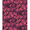 Khroma|Wallpaper with large flowers of exotic fruit trees in red and purple|Wallpaper