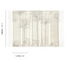 Khroma|Wandbild Havana tropische Palmen Beige|Wandbild