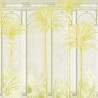 Khroma|Papier panoramique tropical palmiers Havana vert et beige|Panoramiques
