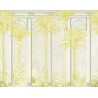 Khroma|Papier panoramique tropical palmiers Havana vert et beige|Panoramiques