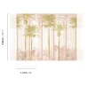 Khroma|Wallmural tropical Havana palms in pink tones|Wallmurals
