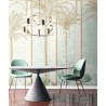 Khroma|Wallmural tropical Havana palms in green and brown|Wallmurals