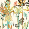Khroma|Mural de pared palmeras tropicales multicolor|Murales de Pared
