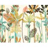 Khroma|Mural de pared palmeras tropicales multicolor|Murales de Pared