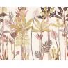 Khroma|Papier panoramique tropical tons roses palmiers caribéens|Panoramiques
